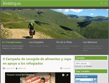 Tablet Screenshot of bikeblog.es